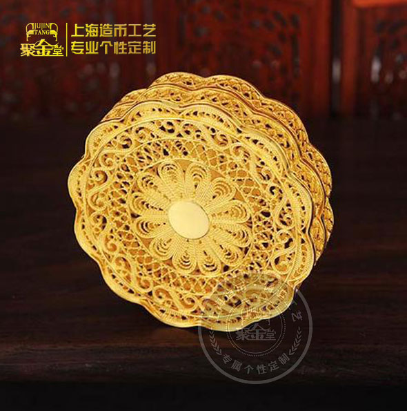 花絲鍍金月餅——定制不一樣的中秋